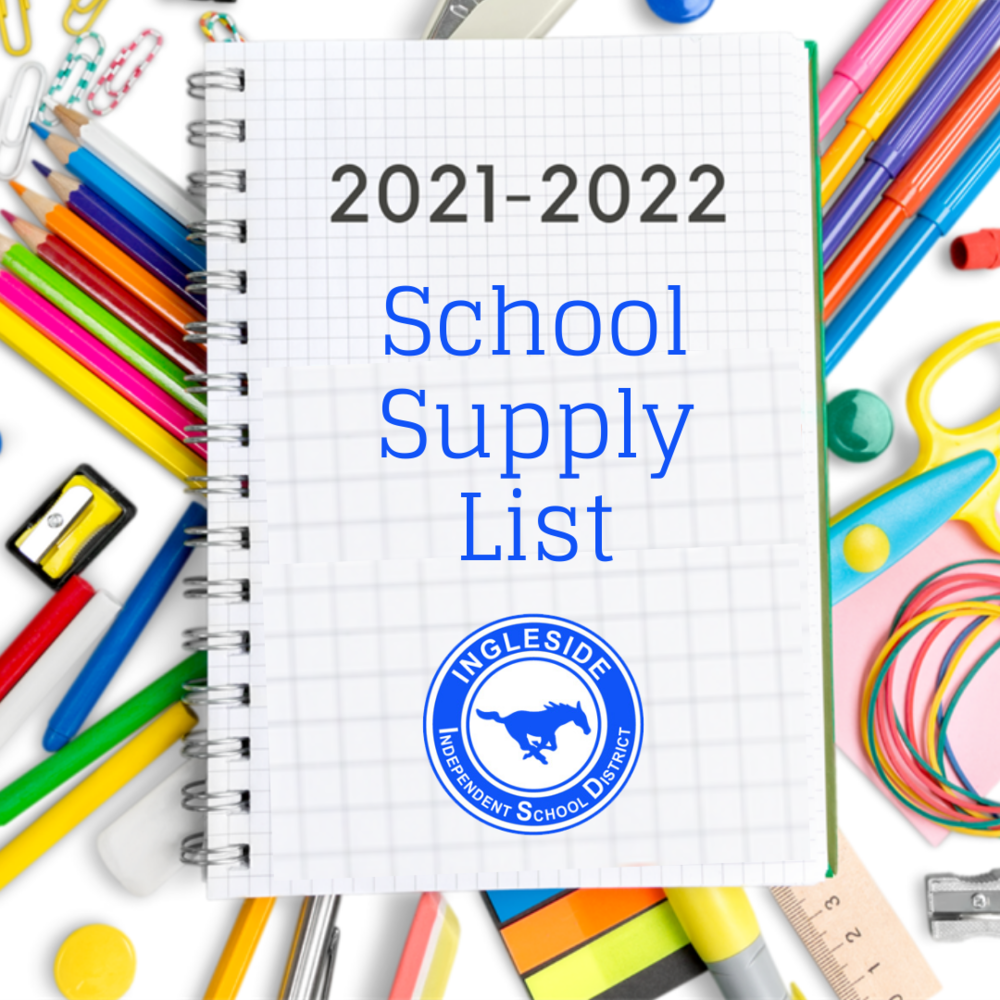 2021 - 2022 School Supply List