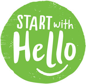 Start with Hello logo