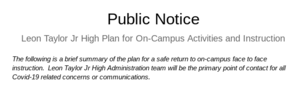 Return to Campus