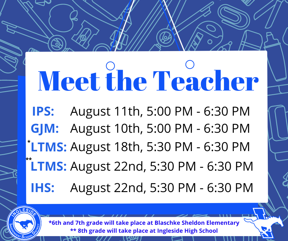Meet the Teacher Dates
