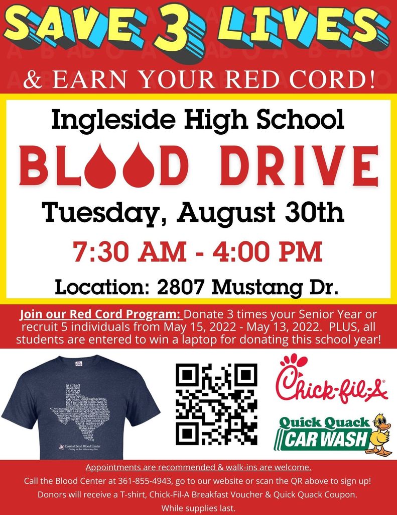 Blood Drive- August 30th
