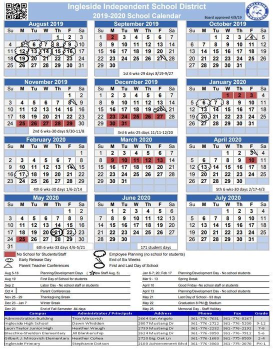 19-20 Calendar