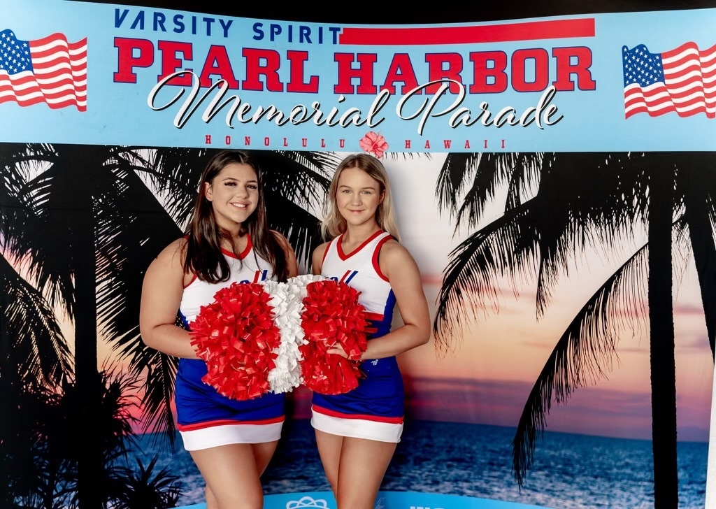 Cheerleaders in Hawaii