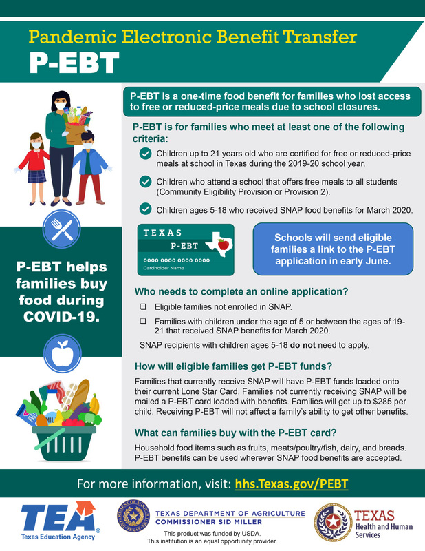 Pandemic Electronic Benefit Transfer Ingleside ISD